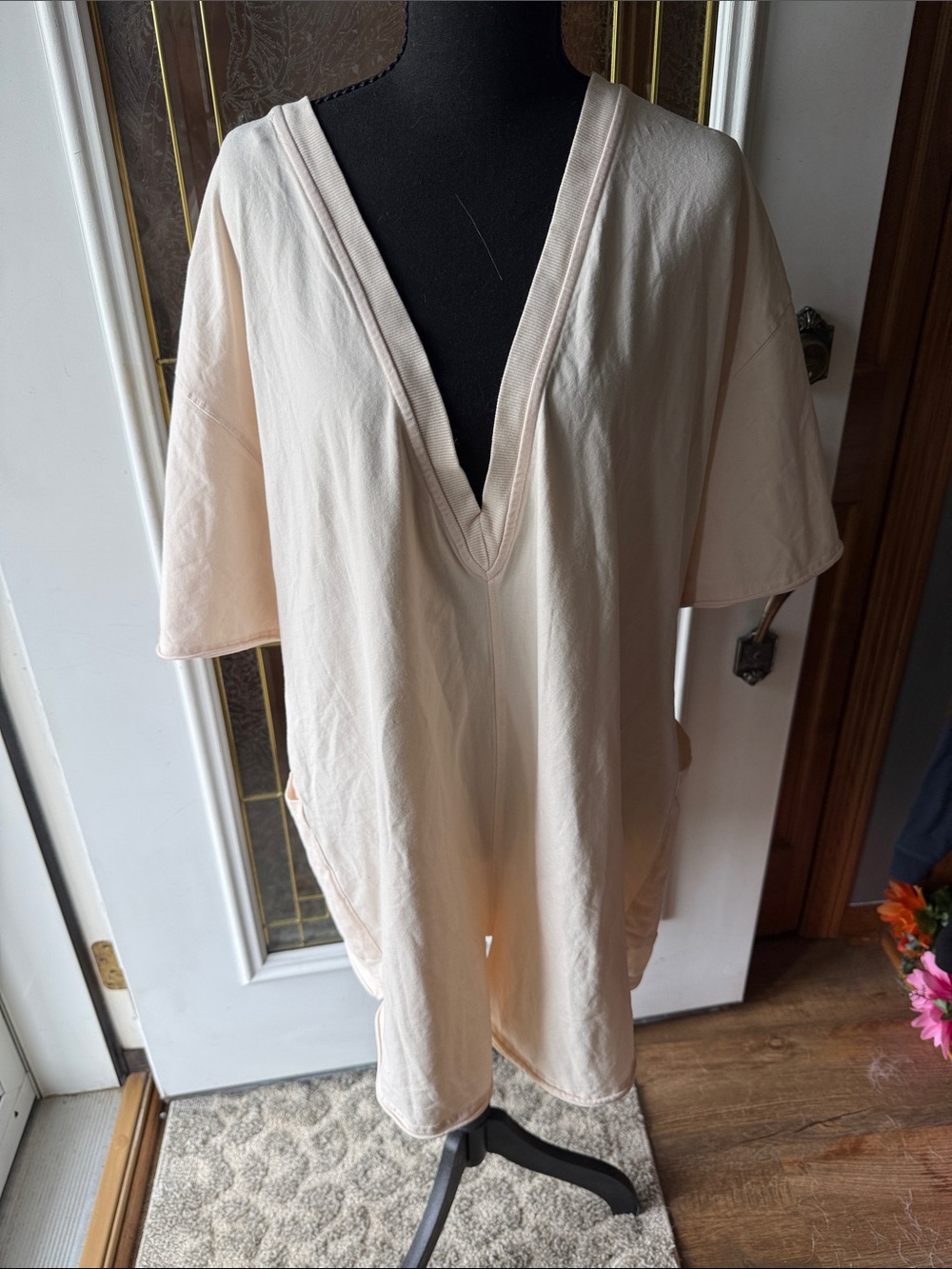 Free People cream HOT SHOT T ROMPER